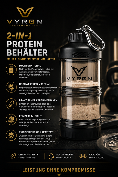 2-in-1 Proteinbehälter