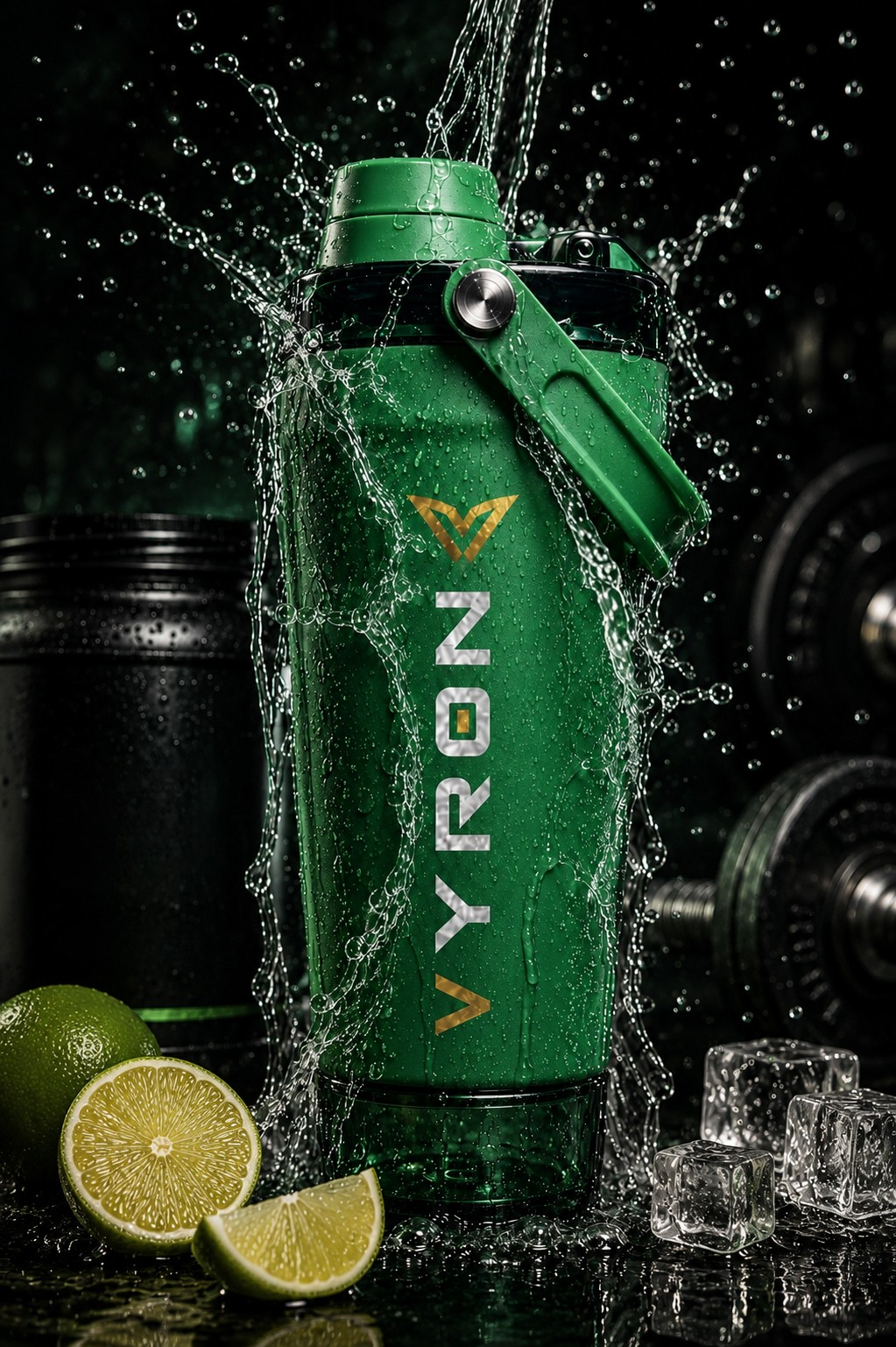VYRON Edelstahl Protein Shaker