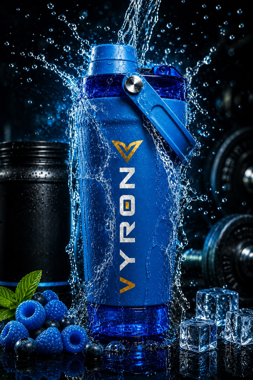 VYRON Edelstahl Protein Shaker
