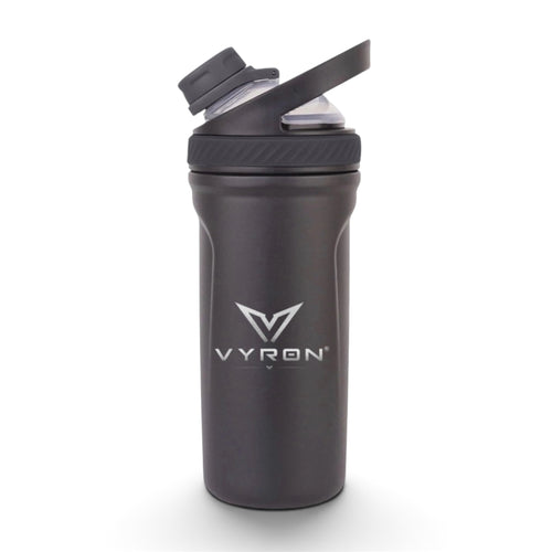 VYRON STEELSHAKE 24 – Edelstahl Protein Shaker, 710 ml