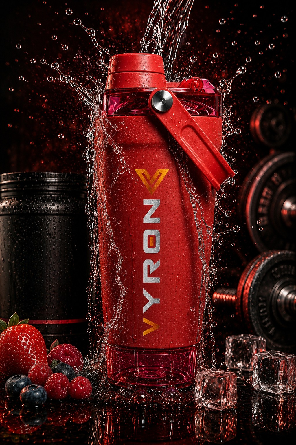 VYRON Edelstahl Protein Shaker
