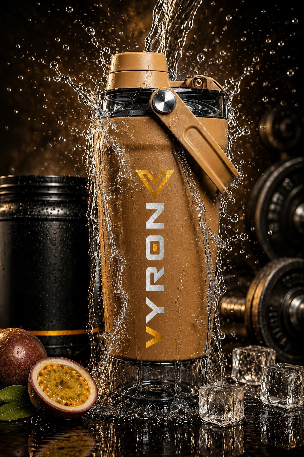 VYRON Edelstahl Protein Shaker