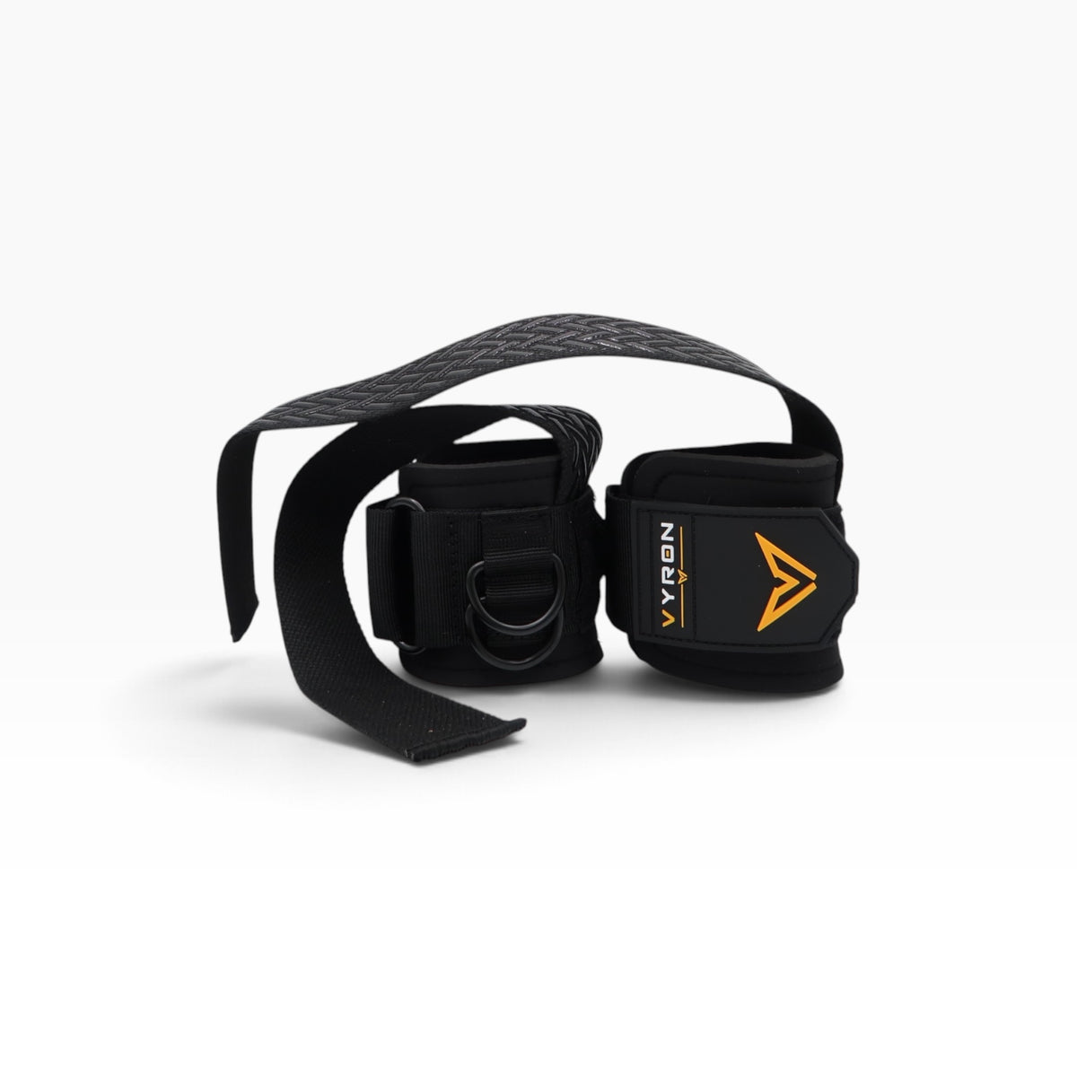 VYRON 3-in-1 Premium Zughilfen in Schwarz mit Zughilfenschlaufen und D-Ringen